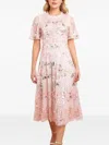 Needle & Thread Rosalie Sequin-embellished Midi Dress In Pink