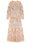 Needle & Thread Rosalie Sequin-embellished Tulle Gown In Multi
