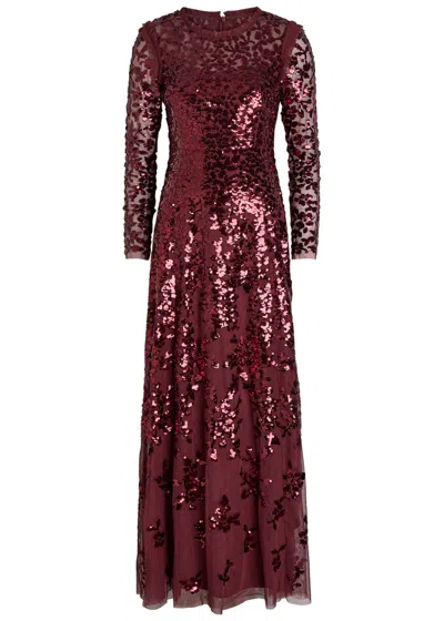 NEEDLE & THREAD NEEDLE & THREAD ROSANNA SEQUIN-EMBELLISHED TULLE GOWN