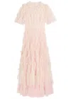 Needle & Thread Rosella Ruffled Tulle Gown