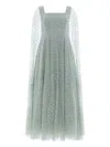 Needle & Thread Scatter Dot Sequinned Maxi Dress In Green