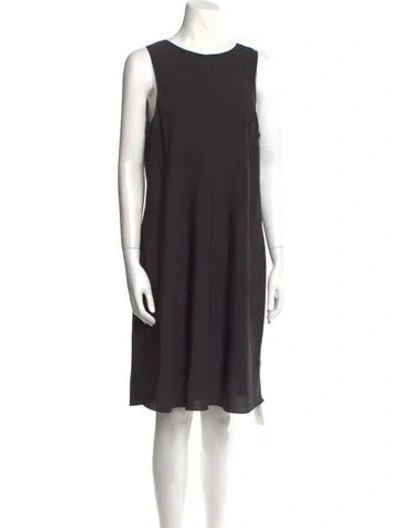 Pre-owned Needle & Thread Scoop Neck Knee-length Dress In Black