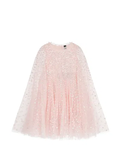 Needle & Thread Kids' Sequin Embellished Dress In Pink