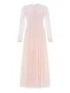 Needle & Thread Sequin-embellished Long-sleeve Dress In Pink