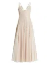 Needle & Thread Sequin-embellished Tulle Dress In Neutral