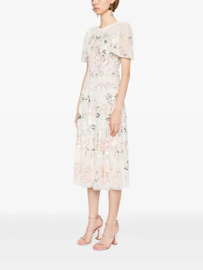 NEEDLE & THREAD SEQUIN EMBELLISHMENT DRESS