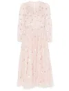 Needle & Thread Shooting Stars Long-sleeved Gown In Pink