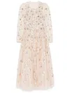 Needle & Thread Shooting Stars Long-sleeved Gown In Rosa