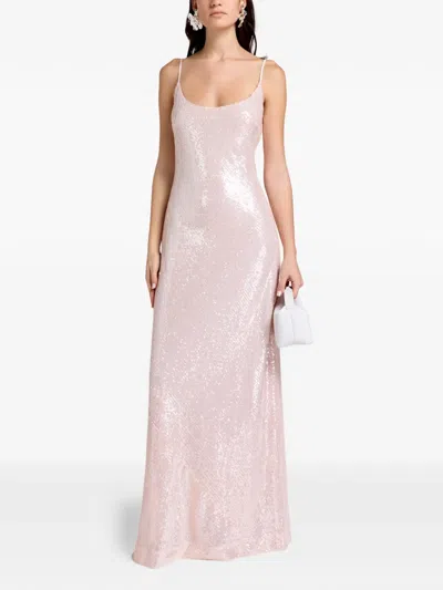 Needle & Thread Spaghetti-strap Maxi Dress In Pink