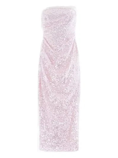 NEEDLE & THREAD STELLAR SEQUIN STRAPLESS DRESS