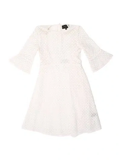 Pre-owned Needle & Thread Strapless Knee-length Dress In Neutral