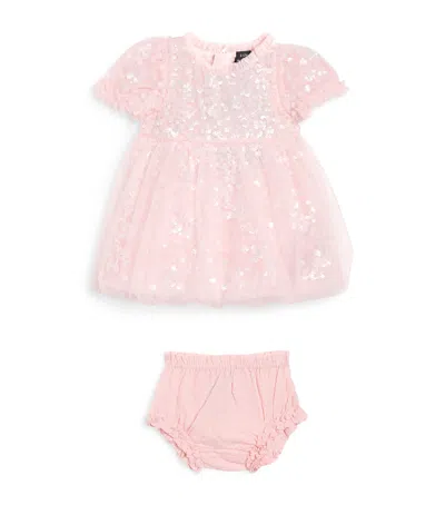Needle & Thread Kids' Tulle Confetti Dress In Pink