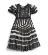 Needle & Thread Tulle La Vie En Rose Dress In Gray