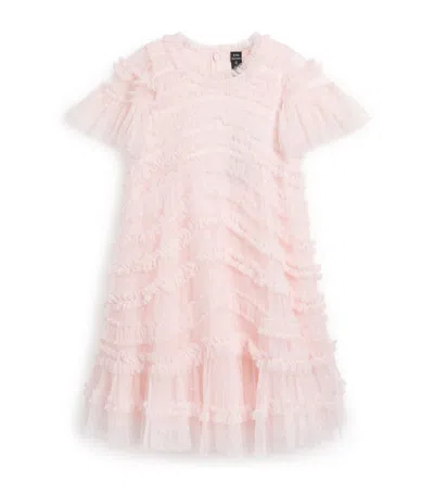 Needle & Thread Kids' Tulle Ruffled Amara Dress In Pink