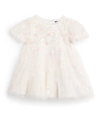 Needle & Thread Kids'  Tulle Sequin Bloom Dress In Gold