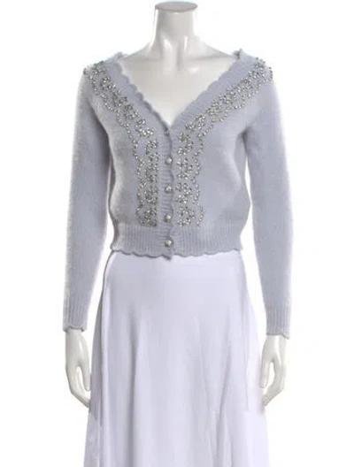 Pre-owned Needle & Thread V-neck Sweater In Multi