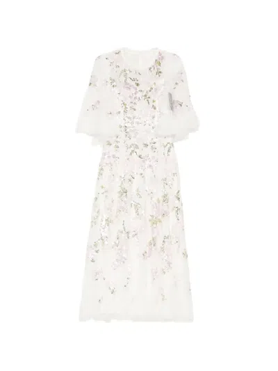 Needle & Thread Wisteria Ankle Gown In White