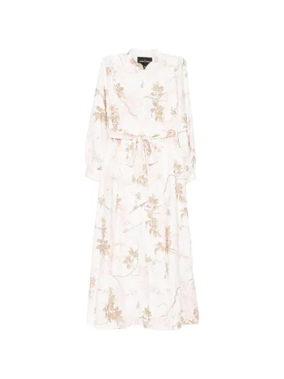 Needle & Thread Wisteria Shirt Dress In White