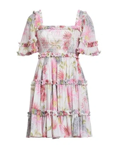 Needle & Thread Woman Mini Dress Light Pink Size 2 Polyester