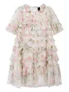 Needle & Thread All-over-rose Dress In White