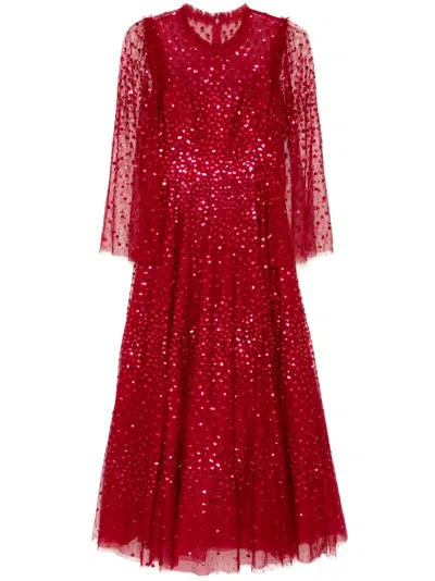 Needle & Thread Aurelia Gown In Red