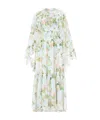Needle & Thread Cape And Ankle Dress In White