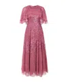 Needle & Thread Cape Gown In Pink