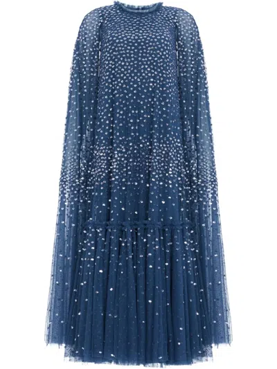 NEEDLE & THREAD CAPED GOWN