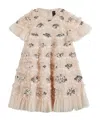 Needle & Thread Daisy Wave Dress In Nude