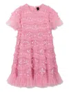 Needle & Thread Daisy Wave Dress In Pink