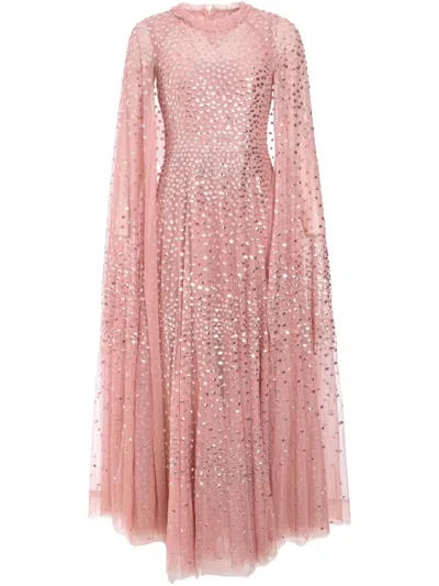 Needle & Thread Extra-long Sleeves Gown In Pink