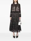 Needle & Thread Needle And Thread Womens Graphite Caramel Fern Sequin-embellishment Slim-fit Woven Jacket In Grey