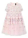 Needle & Thread Floral-embroidered Dress In Pink