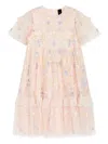 Needle & Thread Floral-embroidered Dress In Pink
