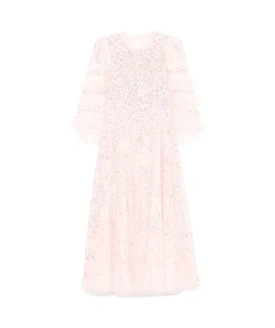 Needle & Thread Floral Lace Gown In Pink