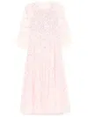 Needle & Thread Klassische Spitzenrobe In Rosa