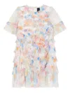 Needle & Thread Floral-print Dress In White