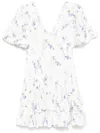 Needle & Thread Floral-print Dress In White