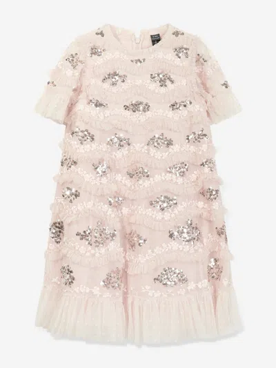 Needle & Thread Babies' Girls Daisy Wave Dress In Pink
