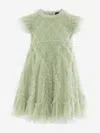 Needle & Thread Tulle Rosella Dress In Green