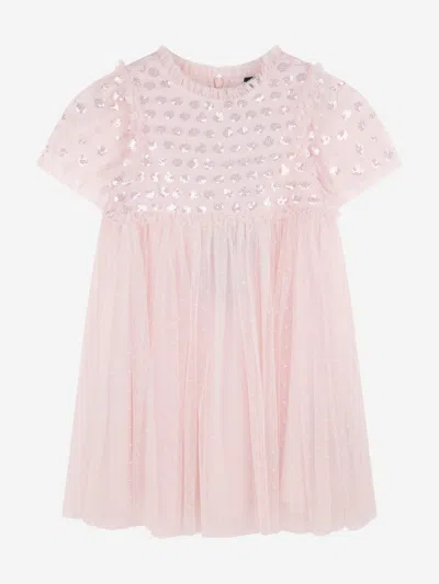 Needle & Thread Babies' Girls Thea Bodice Dress In Pink