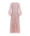 Needle & Thread Shooting Stars Long-sleeved Gown In Pink