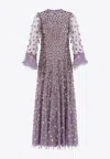 Needle & Thread Glisten Maxi Dress In Lavender