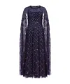 Needle & Thread Heart-shaped Checked Ankle Dress Dress In Black