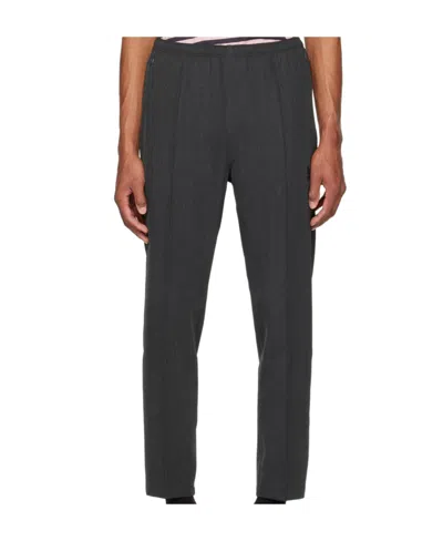 Needle & Thread Logo Embroidered Casual Pants In Black