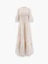 Needle & Thread Long Dress With Multicolor Motif