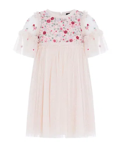 Needle & Thread Lunaria Wreath Dress In Pink