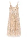 Needle & Thread Marquet Dress In Neutrals