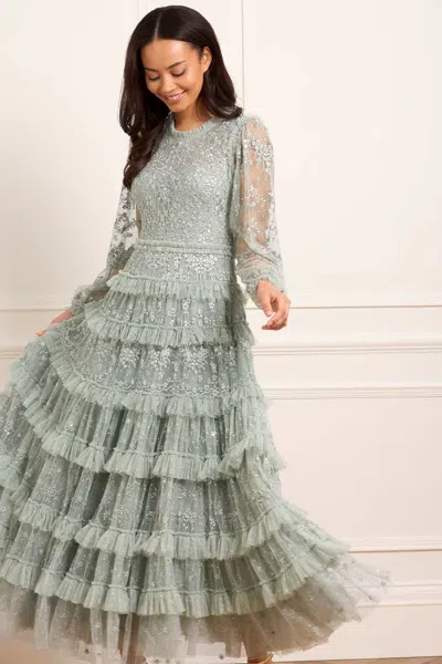 Needle & Thread Blossom Lace Ankle Gown
