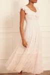 Needle & Thread Everthine Ankle Gown In Champagne